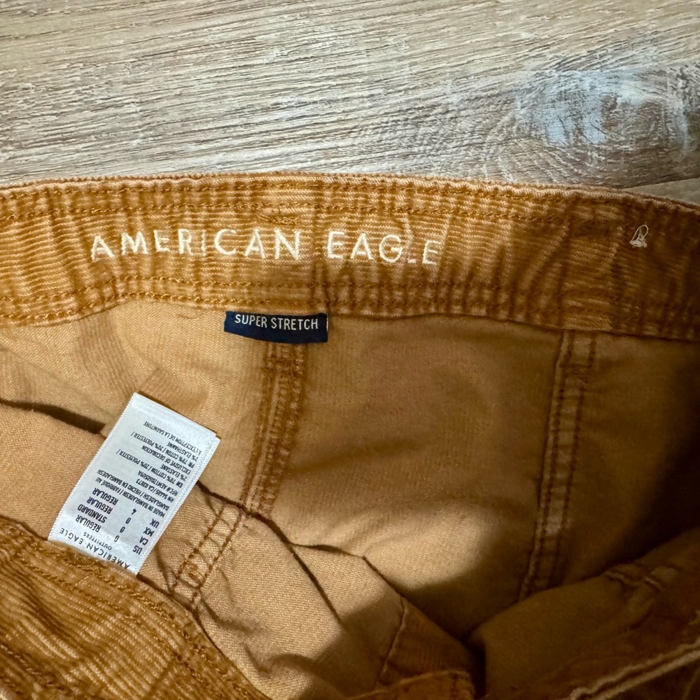 Button-Front Tan Skirt - Picture 3 of 3